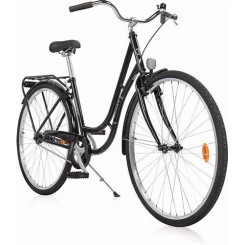 Baana Hermanni 28 — ретро-велосипед, черный