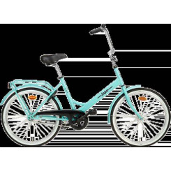 Велосипед Helkama jopo, бирюзовый, 24 дюйма
