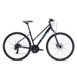 Велосипед Fuji TRAVERSE 1.7 ST 15 2022 Satin Black/Cyan
