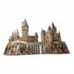 4D сборка, Гарри Поттер, замок Хогвартс, 3D модель головоломки, комплект, 209 шт., подарки Гарри Поттера, декор для стола, строительные игрушки, 3D-пазлы для взрослых и подростков 12+