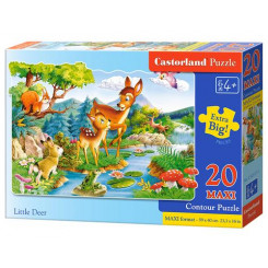 Castorland Little Deers 20 Maxi tk Kontuurpusle 20 tk Multifilmid
