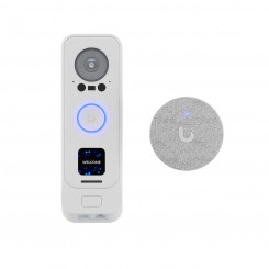 Дверной звонок Ubiquiti Premium UniFi со встроенным PoE и включенным звонком PoE для установки по принципу «подключи и работай». Белый.