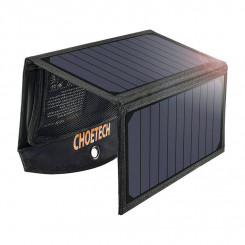 Choetech SC001 19W 2xUSB foldable solar charger (black)