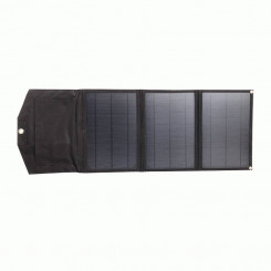 Складное солнечное зарядное устройство XO XRYG-280-3 21 Вт 2xUSB (черное)