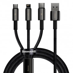 Cable Usb To 3In1 1.5M / Black Camltwj-01 Baseus
