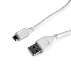 Cable Usb2 To Micro-Usb 0.5M / Ccp-Musb2-Ambm-W-0.5M Gembird