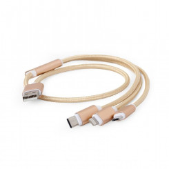 Cable Usb Charging 3In1 1M / Gold Cc-Usb2-Am31-1M-G Gembird