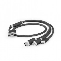 Cable Usb Charging 3In1 1M / Black Cc-Usb2-Am31-1M Gembird