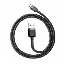 Cable Microusb To Usb 1M / Gray / Black Camklf-Bg1 Baseus