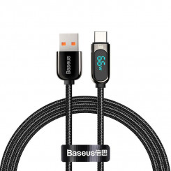 Cable Usb To Usb-C 2M / Black Casx020101 Baseus