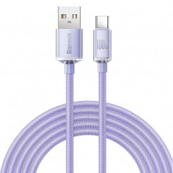Cable Usb To Usb-C 2M 100W / Purple Cajy000505 Baseus