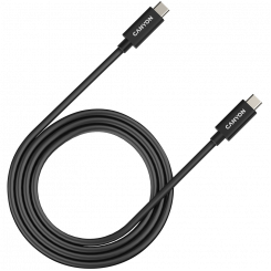 CANYON UC-44, кабель, U4-CC-5A1M-E, кабель USB4 TYPE-C — TYPE-C в сборе 40G 1м 5A 240W(ERP) с E-MARK, CE, ROHS, черный