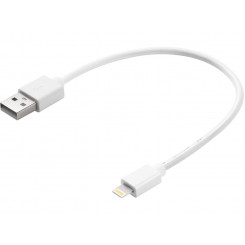 Sandberg USB>Lightning MFI 0,2m Valge