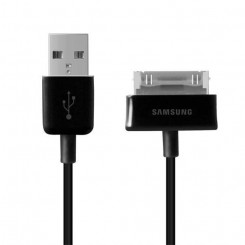 CoreParts Samsungi laadimiskaabel, 1 m USB - 30 kontaktiga Samsungi jaoks Samsungi 30 kontaktiga USB andmelaadimiskaabel - must