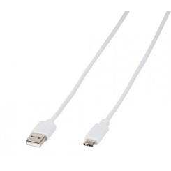 Vivanco 39452 mobile phone cable White 1 m USB A USB C