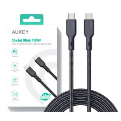 AUKEY CB-KCC102 USB-C Type-C Power Delivery PD 100W 5A 1,8m kevlar must