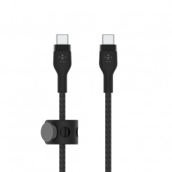 Гибкий USB-кабель Belkin BOOST↑CHARGE PRO, 2 м, USB 2.0 USB C, черный