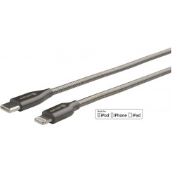 eSTUFF USB-C Lightning Cable MFI 1m Gunmetal
