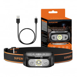 Налобный фонарь Superfire HL05-E, 120лм, USB