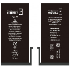CoreParts aku iPhone 7 Plus jaoks 11,02Wh Li-ion 3,8V 2900mAh iPhone 7 plus, A1661, A1784, A1785, A1786 jaoks