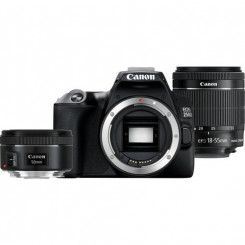 Комплект зеркальной камеры Canon EOS 250D, 24,1 МП, CMOS, 6000 x 4000 пикселей, черный