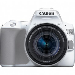 Canon EOS 250D + EF-S 18-55mm f / 4-5,6 IS STM peegelkaamera komplekt 24,1 MP CMOS 6000 x 4000 pikslit Valge