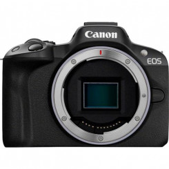 Canon EOS R50, must + RF-S 18-45mm F4.5-6.3 IS STM komplekt