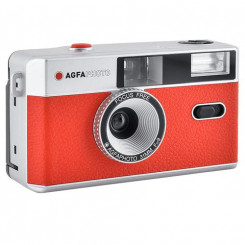 AgfaPhoto 603001 filmikaamera Kompaktne filmikaamera 35 mm Punane, hõbedane
