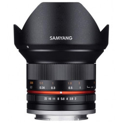 Samyang 12mm F2.0 NCS CS SLR Широкоугольный объектив, черный