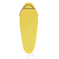 Вкладыш в спальный мешок Sea To Summit Reactor — Мумия с шнурком — компактный, желтый