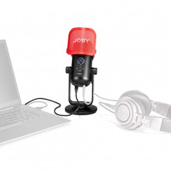 Joby JB01775-BWW mikrofon must, punane stuudiomikrofon