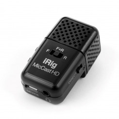 IK Multimedia iRig Mic Cast HD – kahepoolne digitaalne USB-mikrofon koos sisseehitatud eelvõimendiga