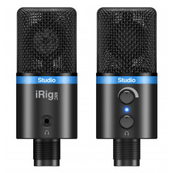 IK Multimedia IP-IRIG-MICSTDBLA-IN microphone Black, Blue Studio microphone
