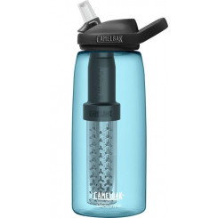 Бутылка с фильтром CamelBak eddy+ 1л, с фильтром LifeStraw, True Blue