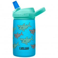 CamelBak eddy+ Kids SST Термобутылка с вакуумной изоляцией, 350 мл, School of Sharks