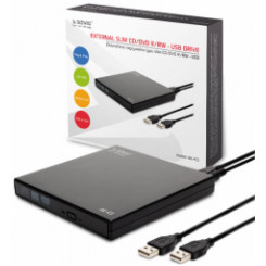 Savio Внешний Тонкий CD/DVD R/RW – USB-накопитель