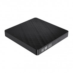 Orico XD010-BK-BP – väline optiline draiv DVD-RW, USB-A jaotur, SD ja TF kaardilugeja