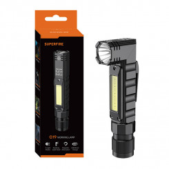 Superfire G19 multifunctional flashlight, 200lm, USB