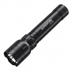 Superfire GTS6 flashlight, 360lm, USB-C