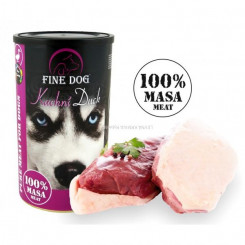 Fine Dog canned duck for dogs 100% meat (8x1200g)
