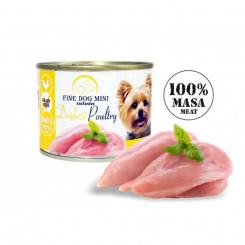 FINE DOG MINI EXCLUSIVE canned poultry 100% MEAT 200g