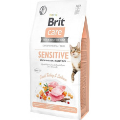 BRIT Care Grain-Free Sensitive Turkey&Salmon - сухой корм для кошек - 2 кг