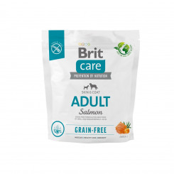 BRIT Care Dog Grain-free Adult Small & Medium Salmon - сухой корм для собак - 1 кг