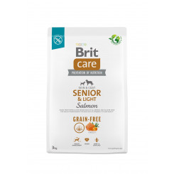 BRIT Care Senior&Light Salmon - сухой корм для собак - 3 кг