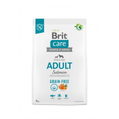 Kuivtoit täiskasvanud koertele - BRIT Care Grain-free Adult Salmon - 3 kg