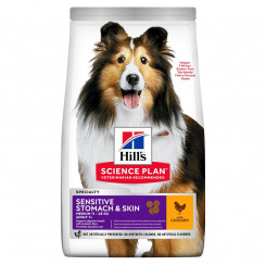 HILL'S Science Plan Canine Adult Sensitive Stomach & Skin Keskmist tõugu kana - koera kuivtoit - 2,5 kg