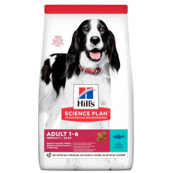 HILL'S Science Plan Adult Medium Tuna riisiga - koera kuivtoit - 2,5 kg