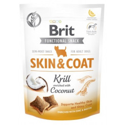 BRIT Functional Snack Skin&Coat Krill - Лакомство для собак - 150г