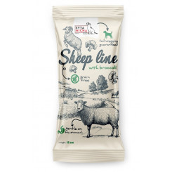 SYTA MICHA Sheep line Овечка с брокколи - жевательная резинка для собак - 12 см