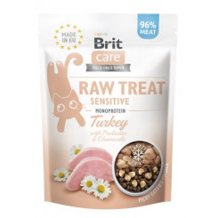 BRIT Care Raw Treat Sensitive индейка — лакомство для кошек — 40 г